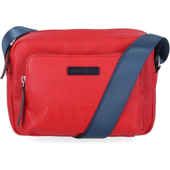 Nautica Crossbody Bag Women's Red Out And About Adjustable Shoulder Strap Purse - Picture 3 of 6